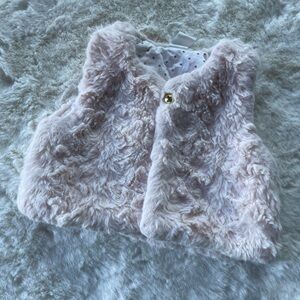 Pink Fur Vest